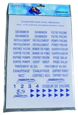 Etiquettes Canalisation SCP